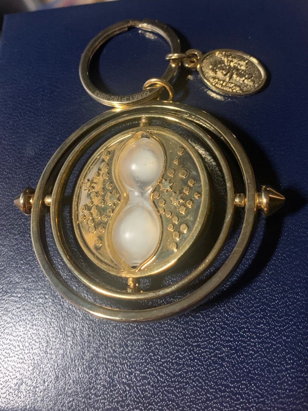 Gold Harry Potter Time-Turner Keychain Pendant - Women Jewelry